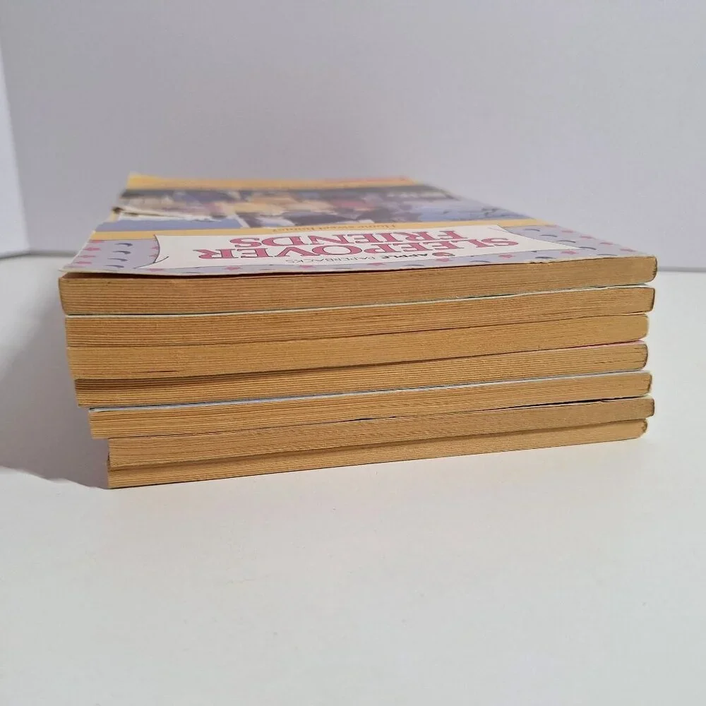 7 Sleepover Friends Book Lot Susan Saunders #s 3 4 6 7 15 20 28 Vintage - Picture 7 of 7